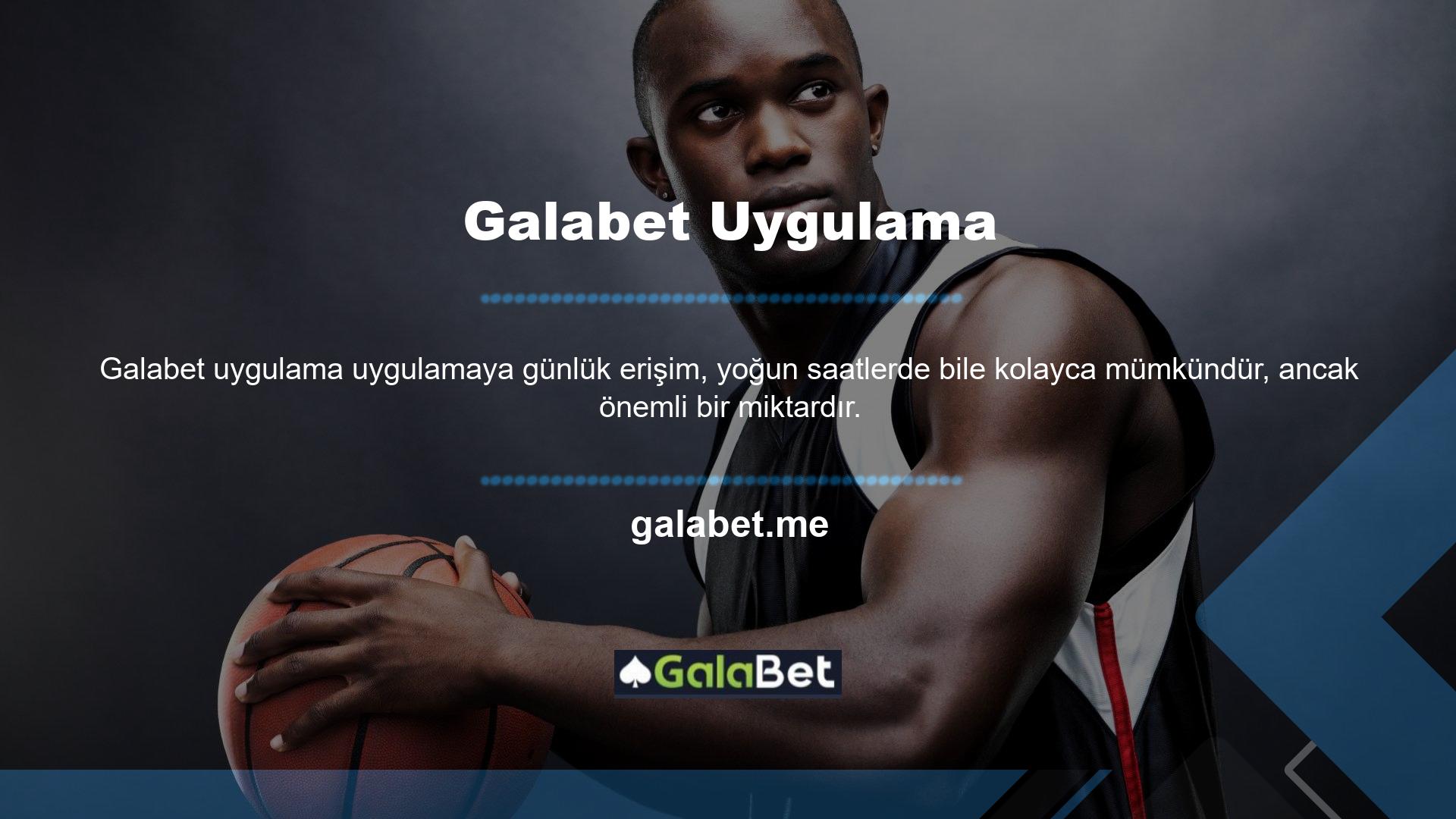 Çevrimiçi casino sitesi Galabet, çeşitli spor bahisleri ve casino oyunları kategorileri oluşturmuştur